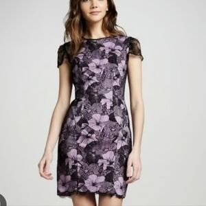 L'Agence lace overlay cocktail dress Sz 6